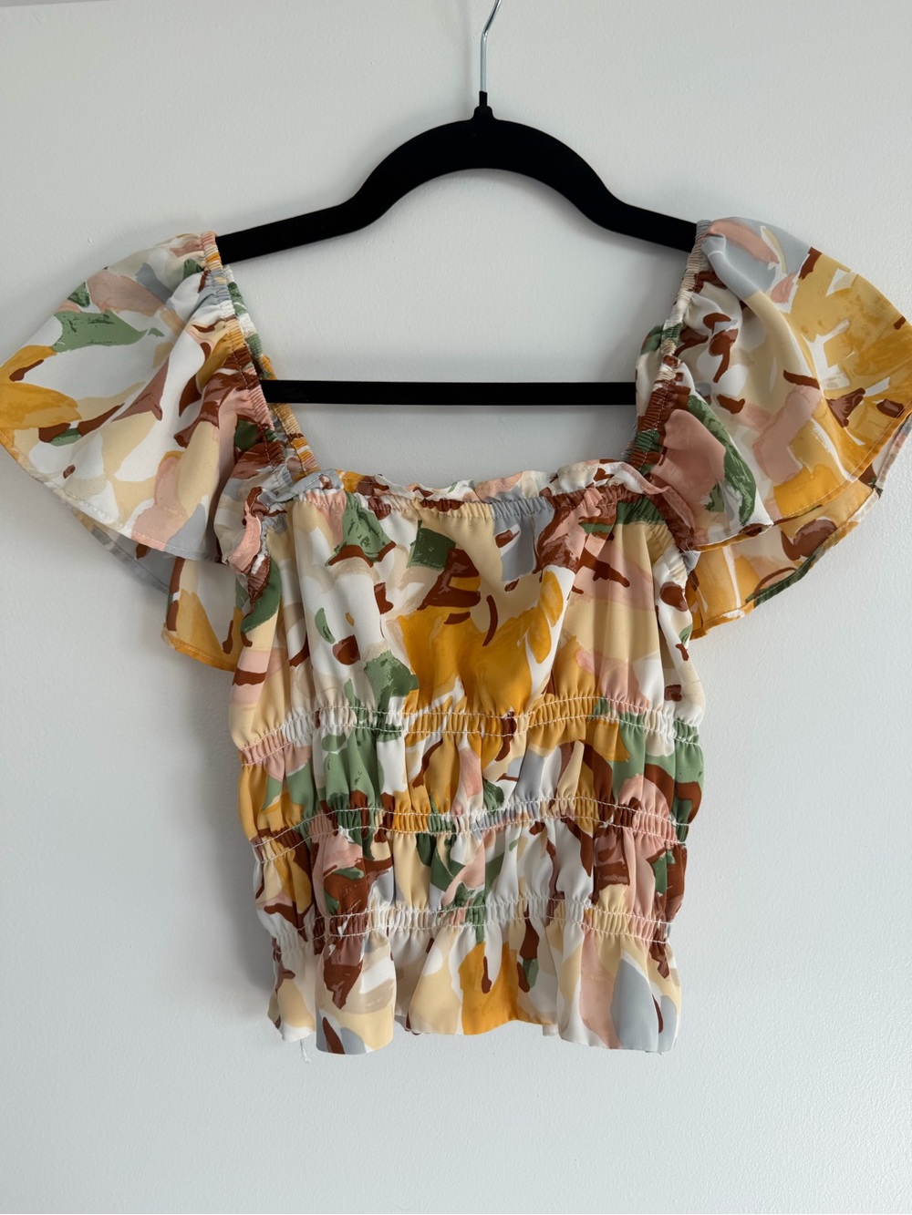 Abercrombie & Fitch Multicolored Flowy Top Size XS